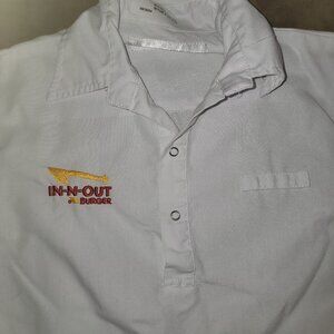 Authentic In N Out Uniform Shirt Adult Small and Medium Available